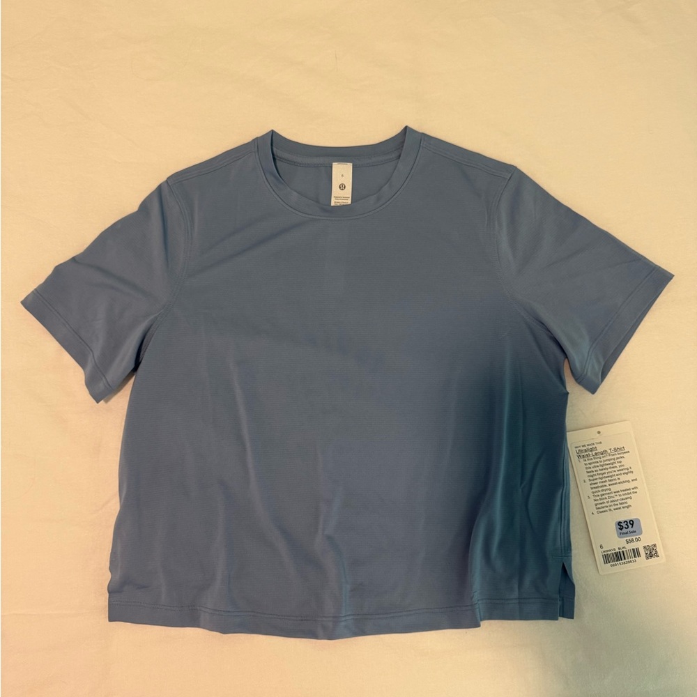 Lululemon Athletica Blue Ultralight T-Shirt